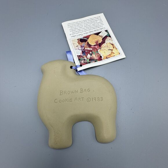 Vtg Brown Bag Cookie Art Mold Sheep Cookie Press 1983 Easter Wooly Lamb Recipes - Picture 4 of 6